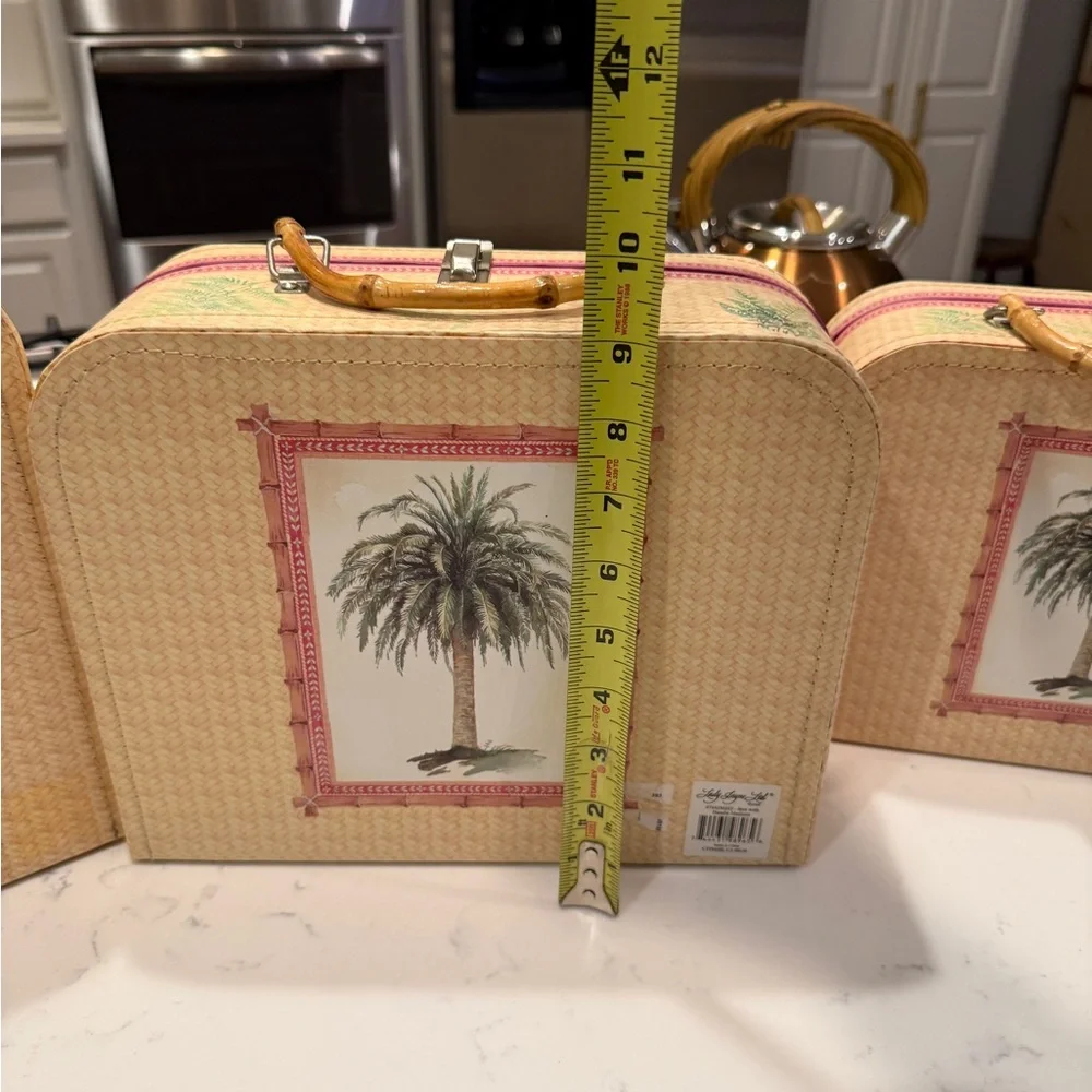 Lady Jayne Ltd Box Case Cosmetic 3 Stacking Suitcase Latch Purses Y2K Vintage
